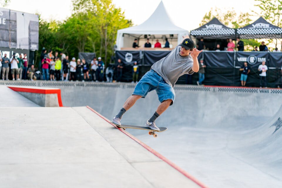 Forbigående Skur rod Route One at Vans Park Series - Paris