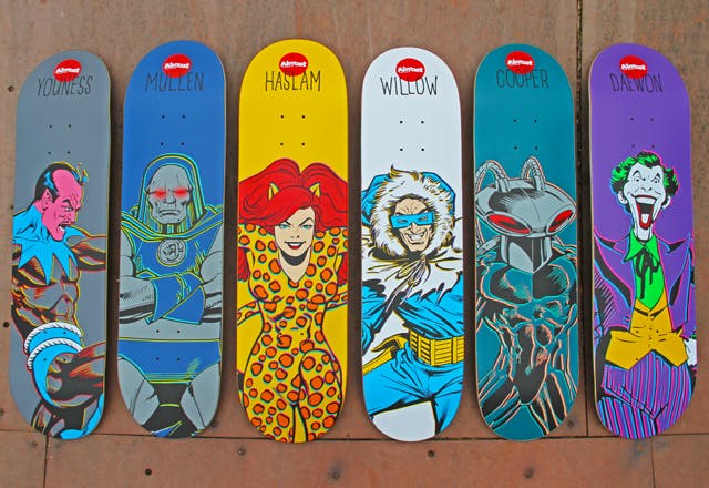 dc comics skateboard