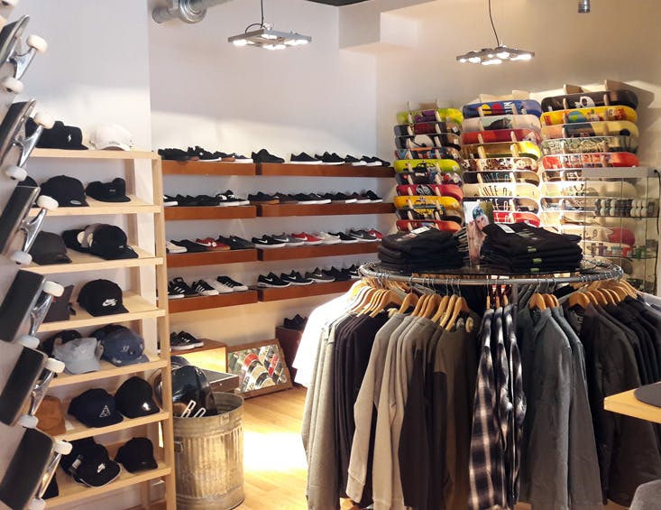 Edinburgh Store Shoe Wall