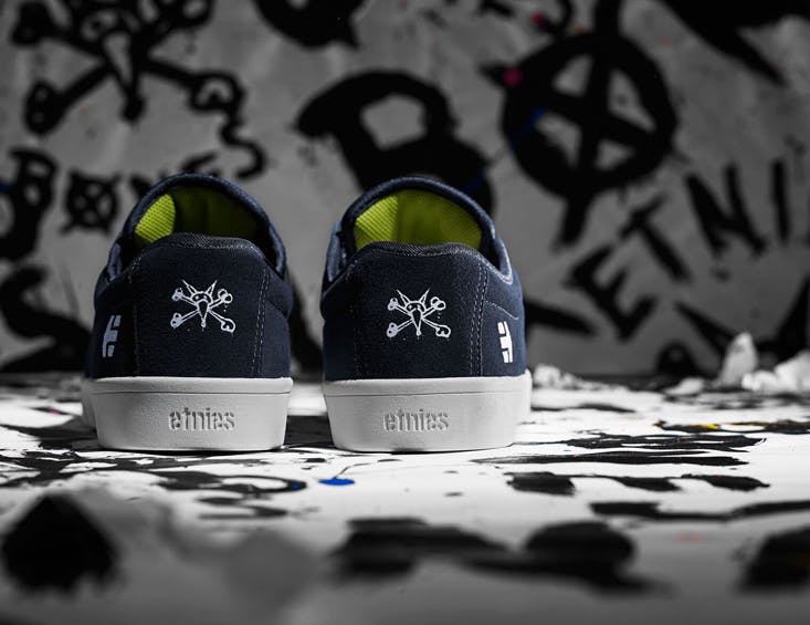 Etnies x Bones Jameson SL Skate Shoes - Navy 1.jpg