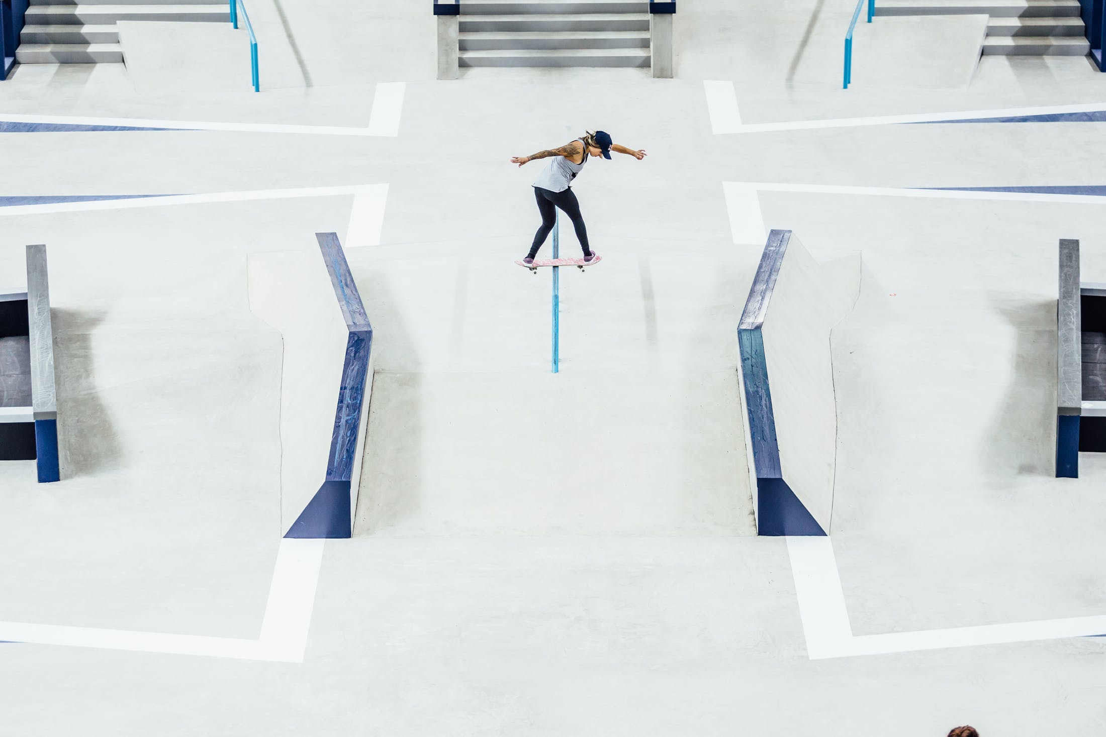 Leticia Bufoni Bs Lipslide avant injru au SLS Londres