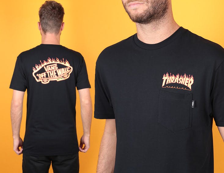 vans thrasher t shirt