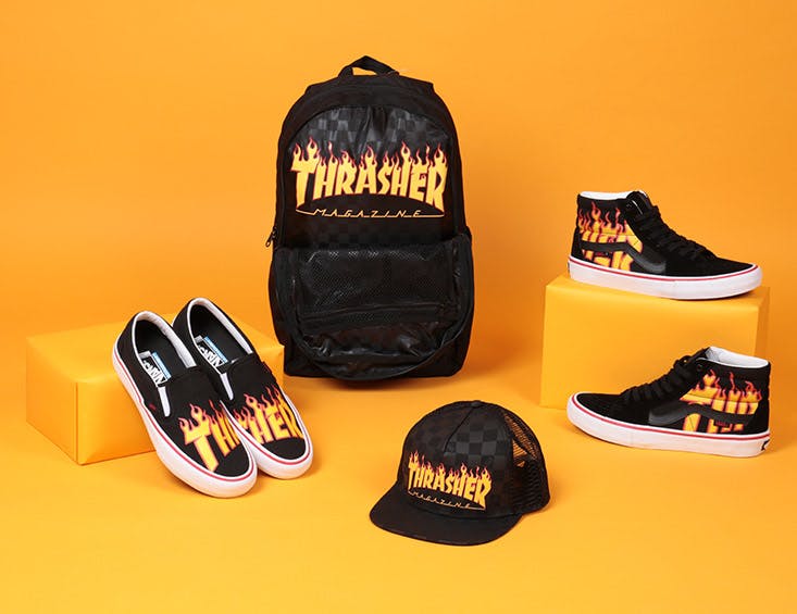 vans old skool x thrasher